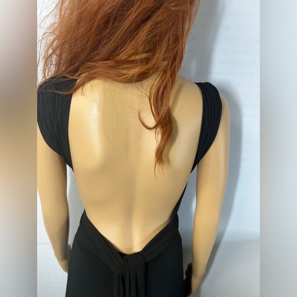 Women Transformer Convertible Evening Dress Multi-Way Tie/Wrap Belt L/OS BLACK - Picture 3 of 9